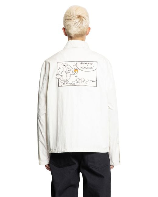 Moncler Genius White Jackets for men