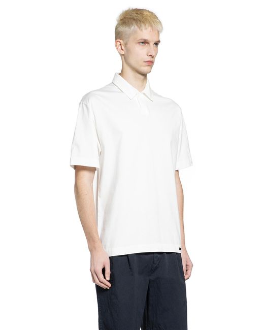 Massimo Osti Studio White Polo Shirt for men