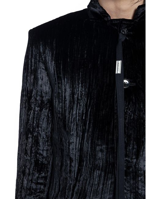 Ann Demeulemeester Black Lucius Deconstructed Jacket for men
