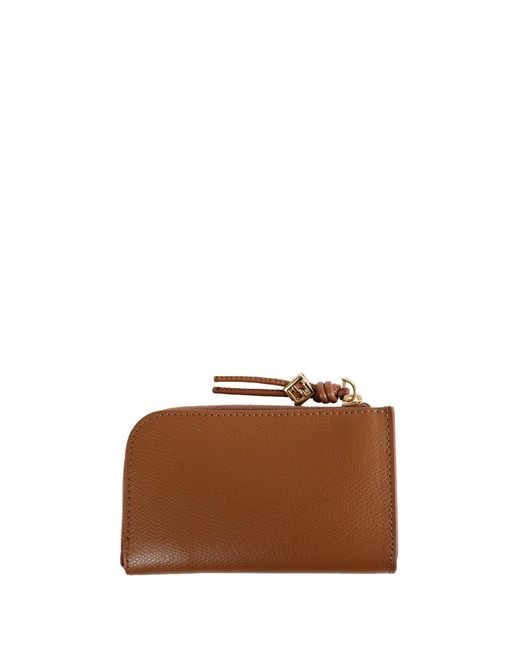 Fendi Brown Peekaboo Card Case