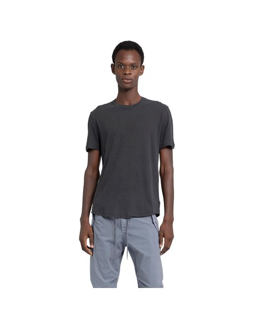James Perse Blue Clear Jersey Crew T-Shirt for men