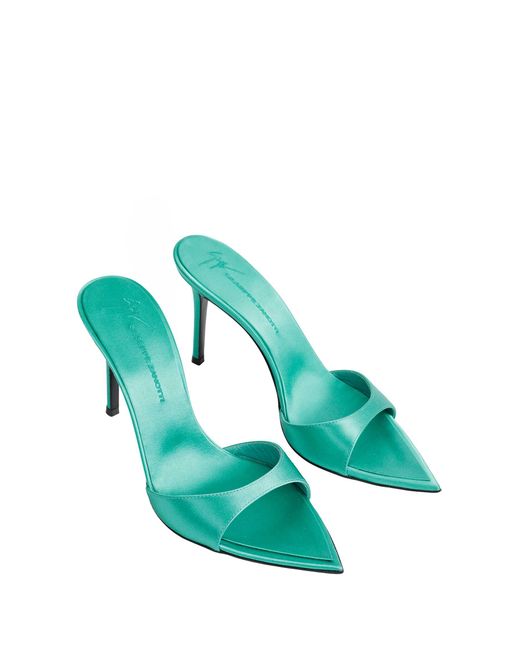 Giuseppe Zanotti Green X Antonioli Intriigo Mules