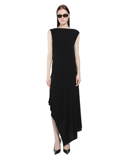 Alaïa Black Backless Jersey Crepe Dress