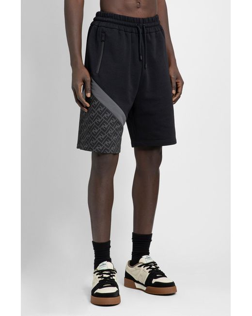 Fendi black shorts cheap