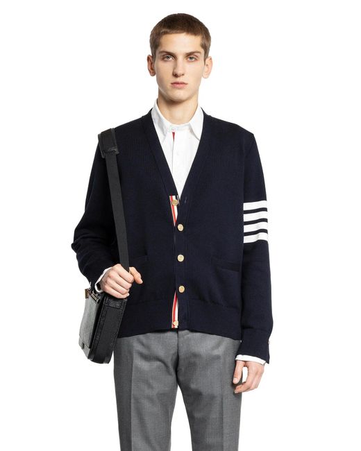 Thom Browne Blue Cardigan for men