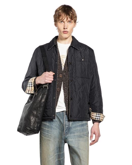 Burberry Black Light Jackets for men
