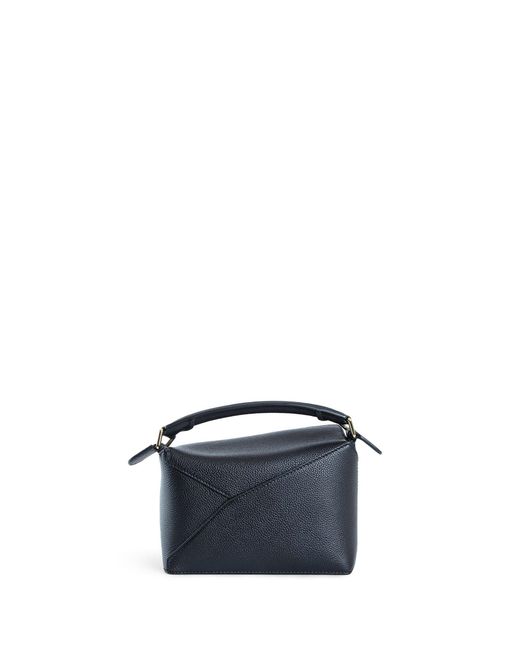 Loewe Blue Mini Puzzle Edge Bag