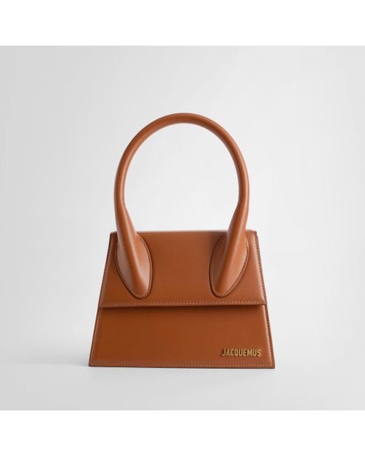 Jacquemus Leather Top Handle Bags in Brown Lyst