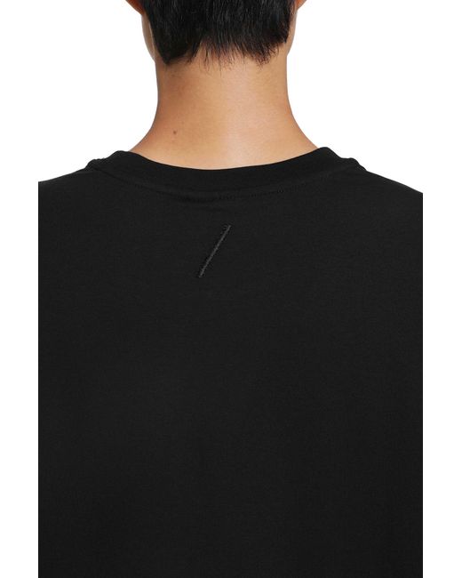 Thom Krom Black Relaxed Fit T-Shirt for men
