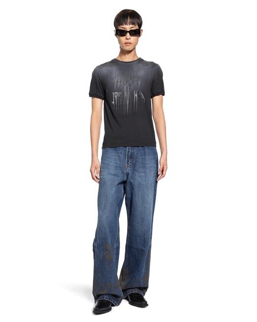 JORDANLUCA Blue Insignia Jeans for men