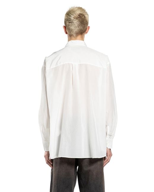 Our Legacy White Borrowed Shirt for men