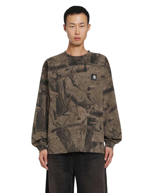 Carhartt Brown L/Feather Tree T-Shirt for men