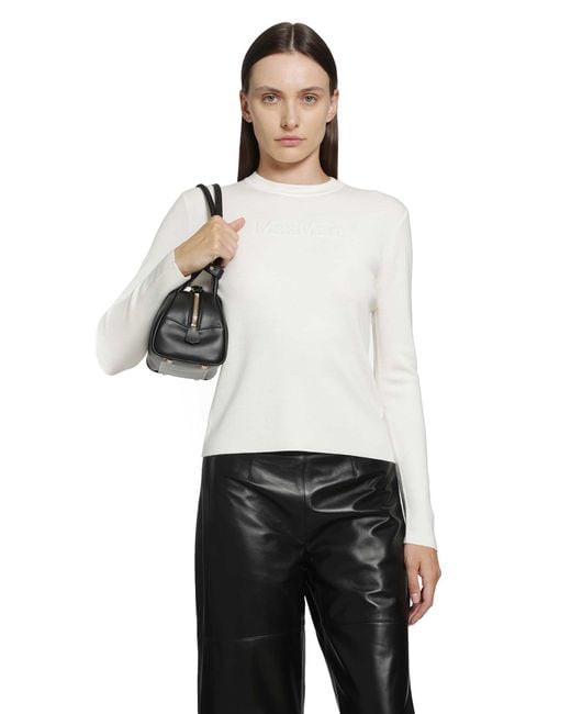Max Mara White Mxmmanto Sweater