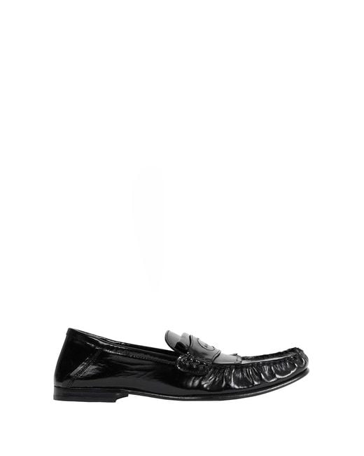Marni Black Leather Tassel Loafers for men