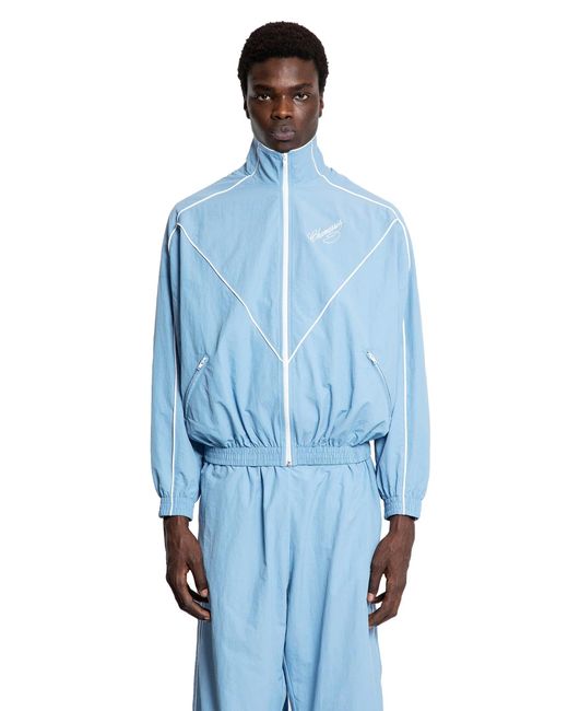Willy Chavarria Blue Ruff Rider Track Jacket for men