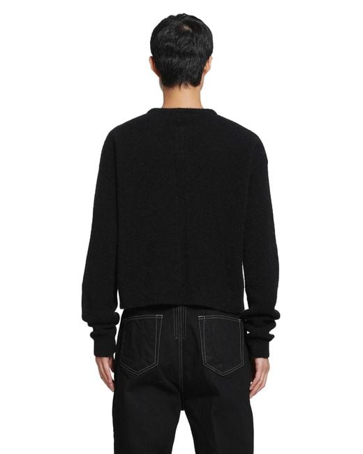 Rick Owens Black Tower Round Neck for men