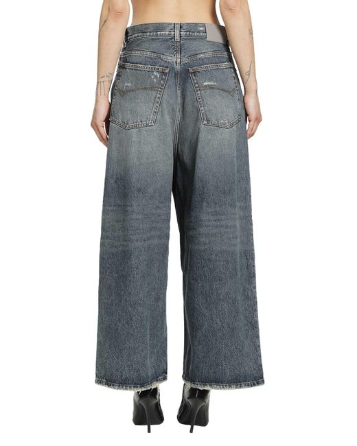 Balenciaga Blue Low Crotch Baggy Jeans