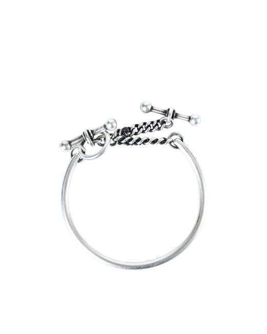 Ann Demeulemeester Metallic Naemi Slim Chain Bracelet
