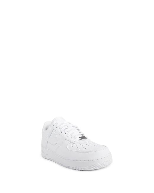 Nike White Air Force 1 Retro Premium Sneakers for men