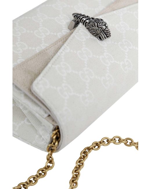 Gucci White Dionysus Small Shoulder Bag