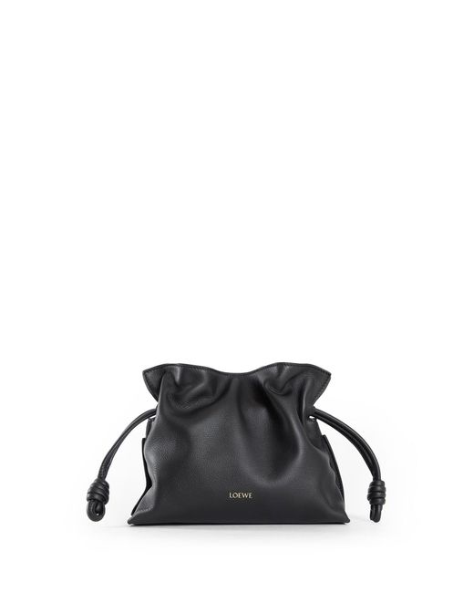 Loewe Black Mini Flamenco Clutch