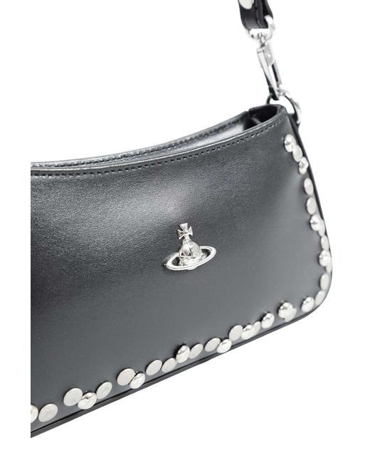Vivienne Westwood Black Tasha Shoulder Phone Bag