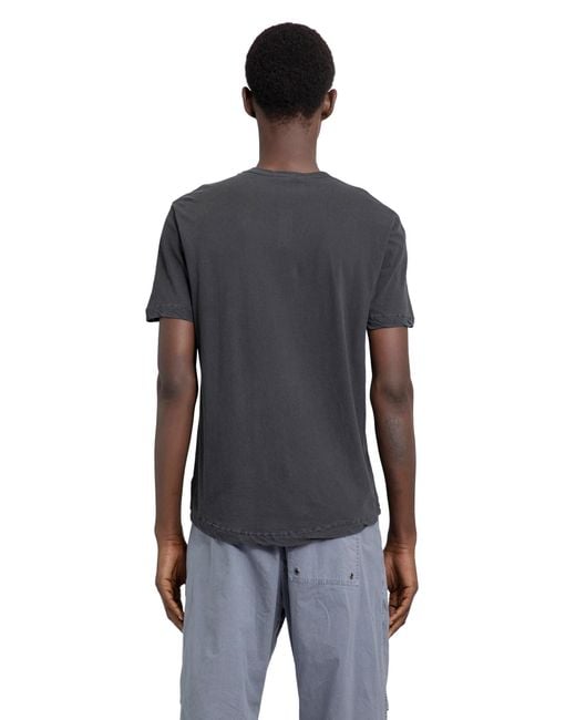 James Perse Blue Clear Jersey Crew T-Shirt for men