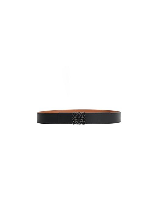 Loewe Black Reversible Leather Belt for men