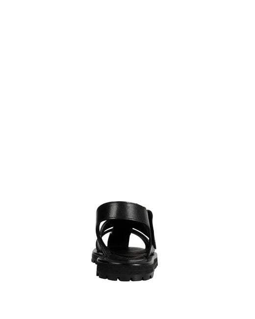 Studio Nicholson Black Sandom Leather Sandals