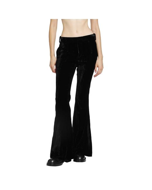 Ann Demeulemeester Black Adri Bootcut Trousers