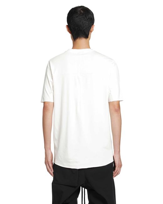 Thom Krom White Viscose Jersey T-Shirt for men
