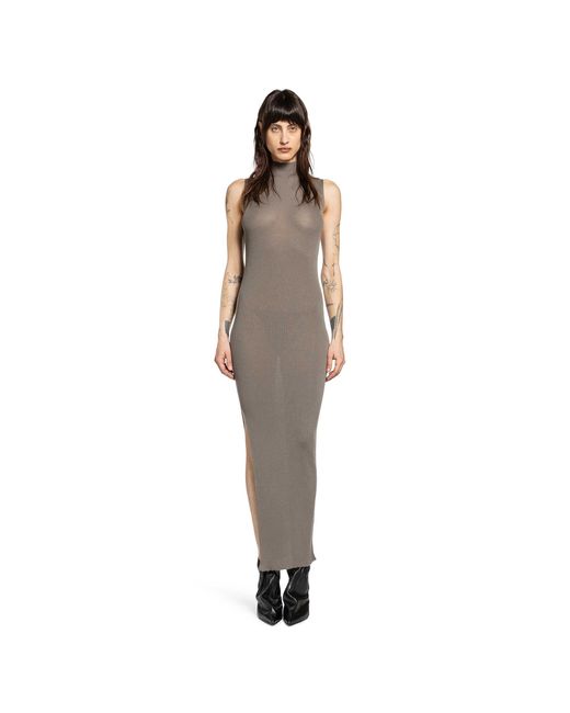 Rick Owens Temple Sl Turtle Dress in Brown | Lyst Rick Owens Temple Sl Turtle Dress in Brown | Lyst