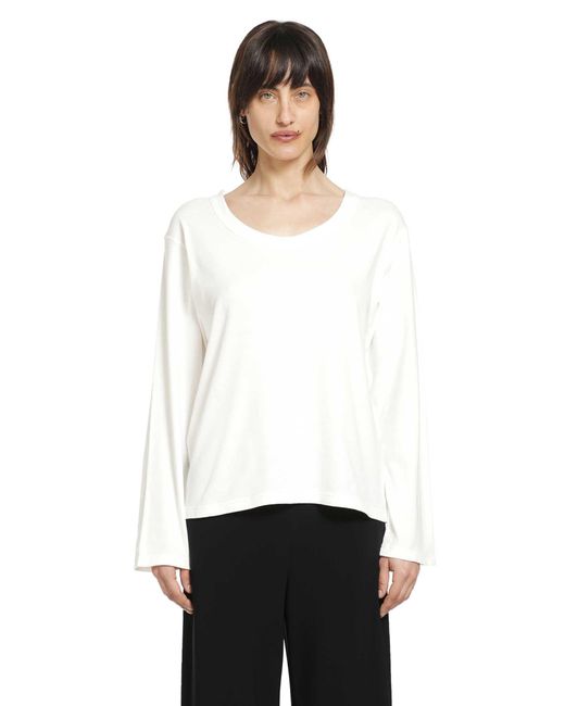 The Row White Elfrida Top