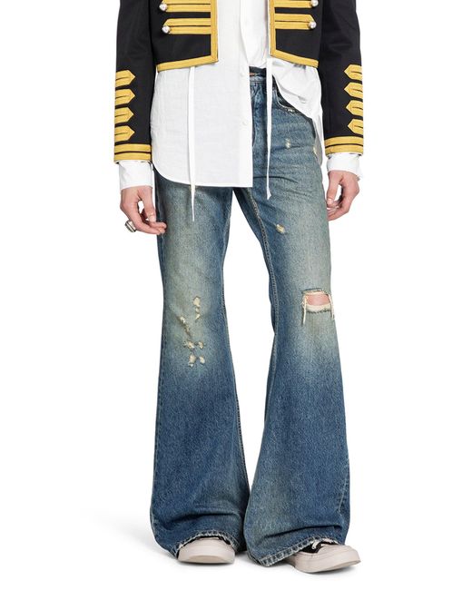 Ann Demeulemeester Blue Hamo Bootcut Jeans for men
