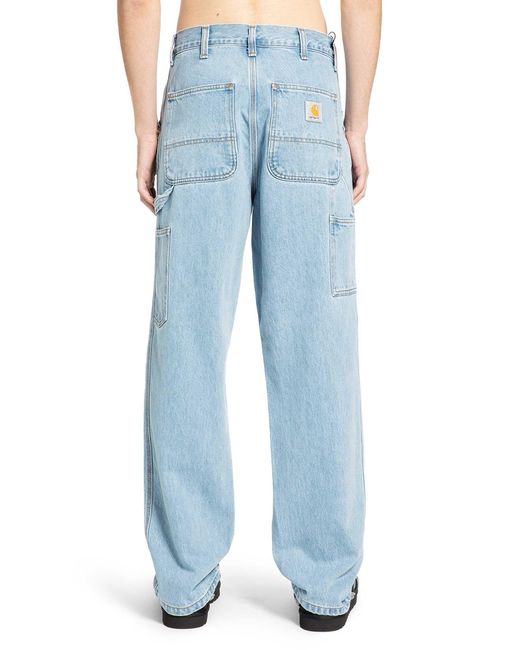 Carhartt Blue Single Knee Denim Pants for men