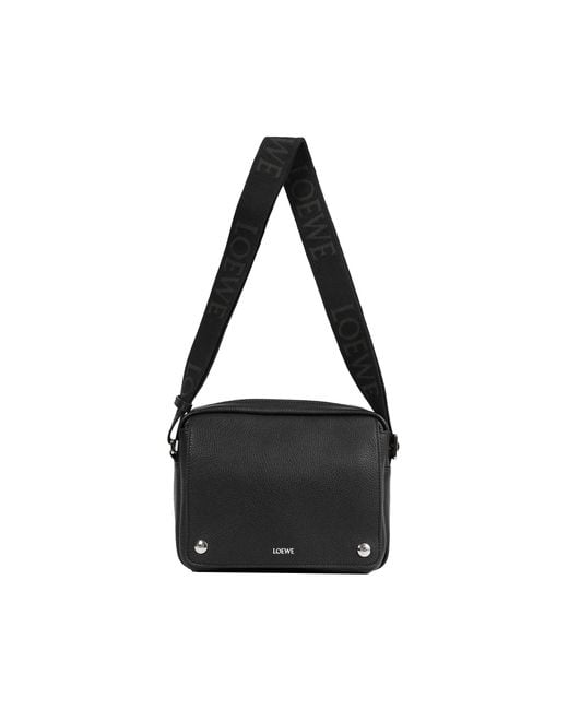 Loewe Black Pebble Messenger Medium for men