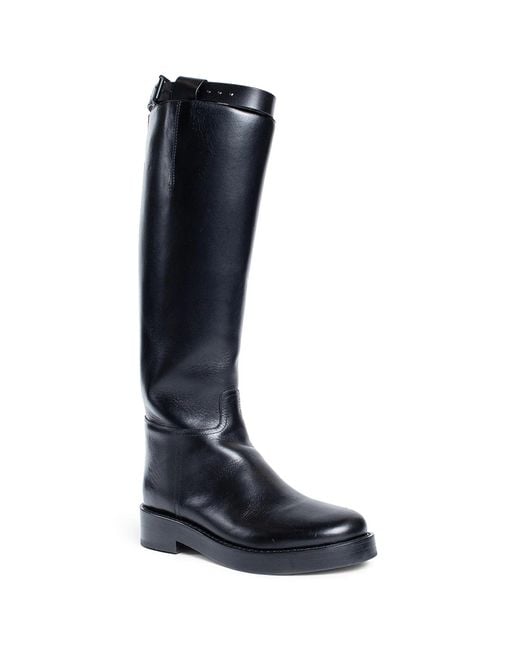 Ann Demeulemeester Black Boots