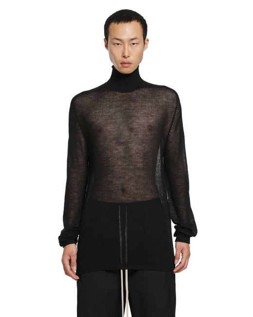 Rick Owens Black Tower Oversized Turtle for men