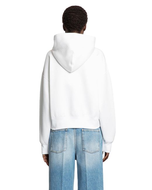 Gucci White Vintage Logo Boxy Hoodie