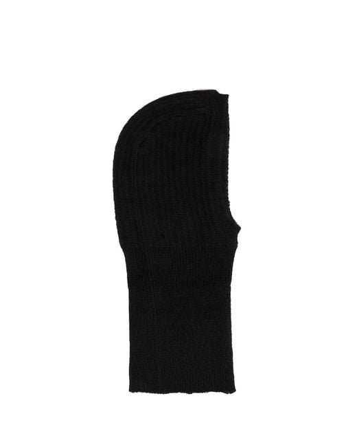 Ann Demeulemeester Black Vali Balaclava for men