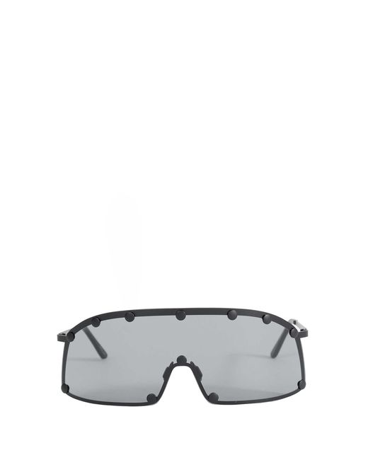Rick Owens Gray Shielding Sunglasses for men