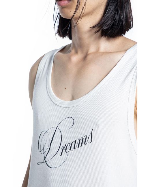 Ann Demeulemeester White Seva Dreams Tank Top for men