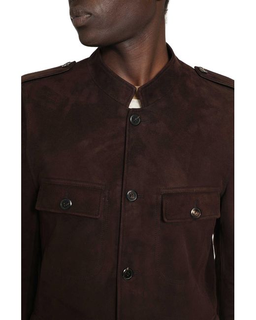 Prada Brown Suede Jacket for men