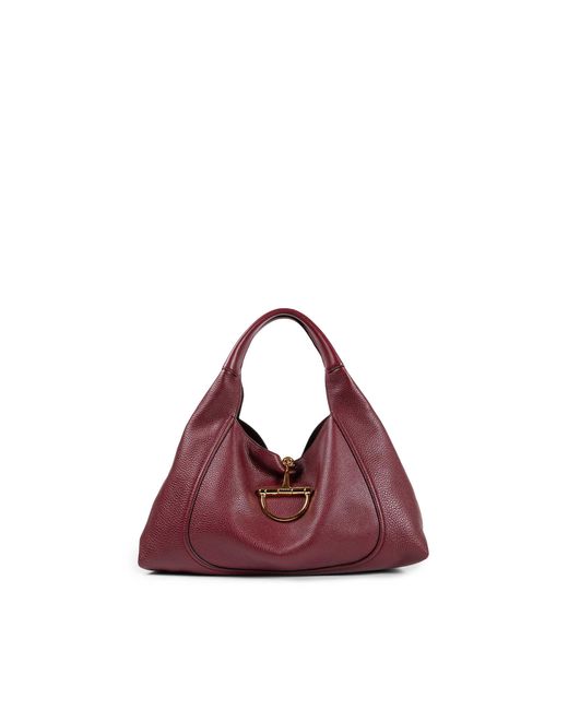 Gucci Purple Softbit Maxi Shoulder Bag
