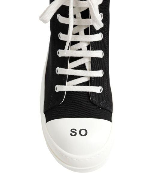 Rick Owens Black Tower Sneaks for men