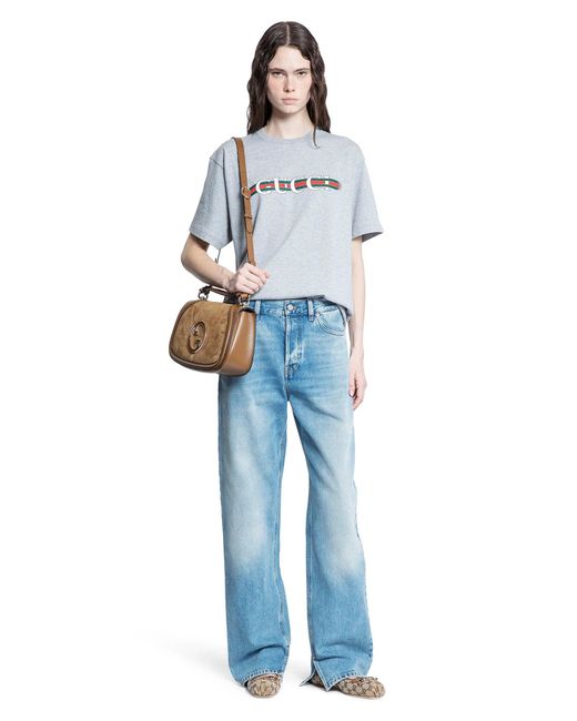 Gucci Blue T-Shirts & Tank Tops