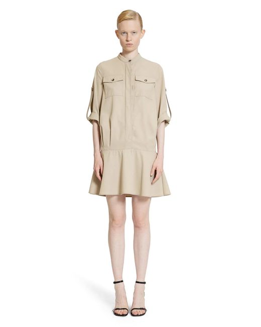 Loewe Natural Military Shirt Dress