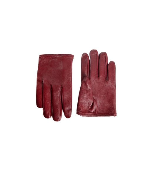 Gucci Gloves in Red for Men | Lyst