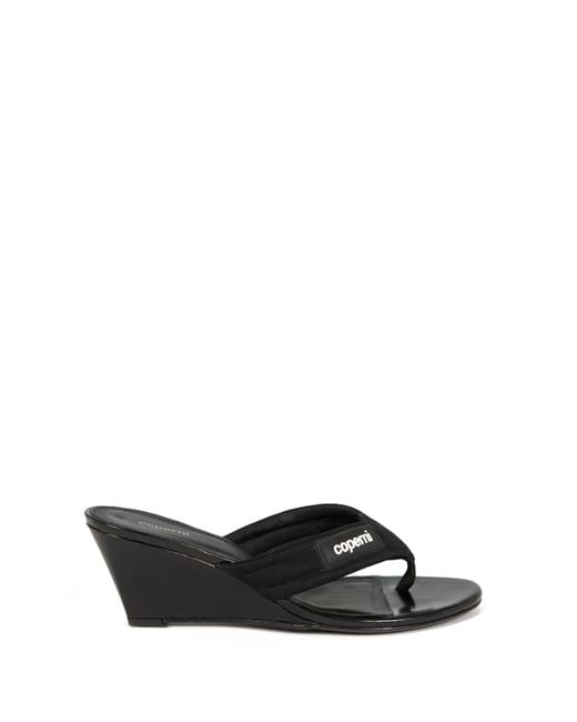 Coperni Black Fift Flip Flops Sandals
