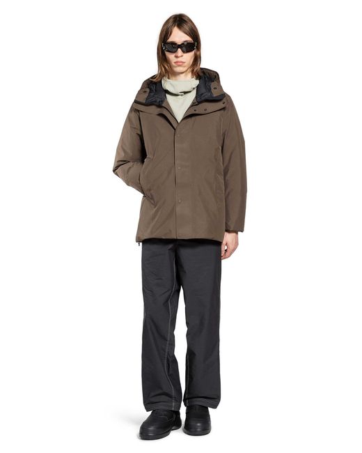 Goldwin Brown Gore-Tex Snow Range Down M/L Jacket for men